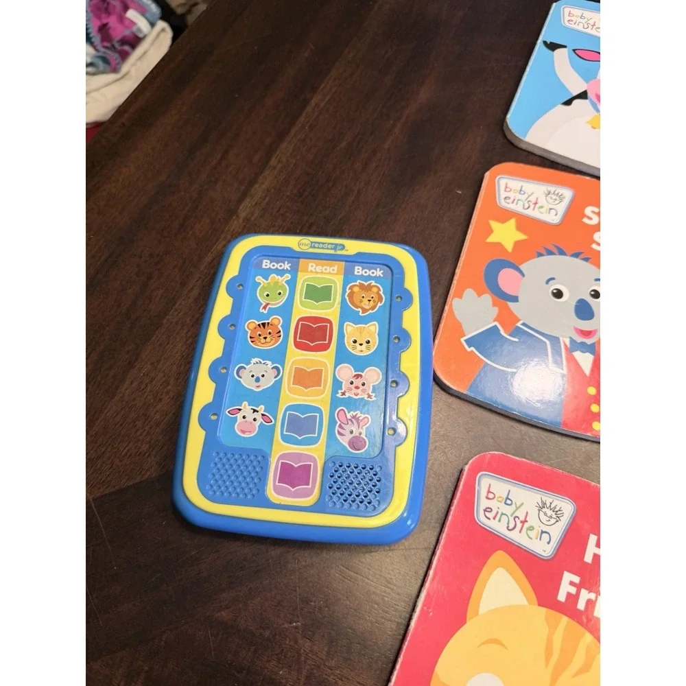 Me Reader Jr Baby Einstein Books and Electric Reader 8  books